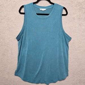 ATHLETA Sleeveless Womens Tank Top Size XL / 1XL ?‎ Teal Blue